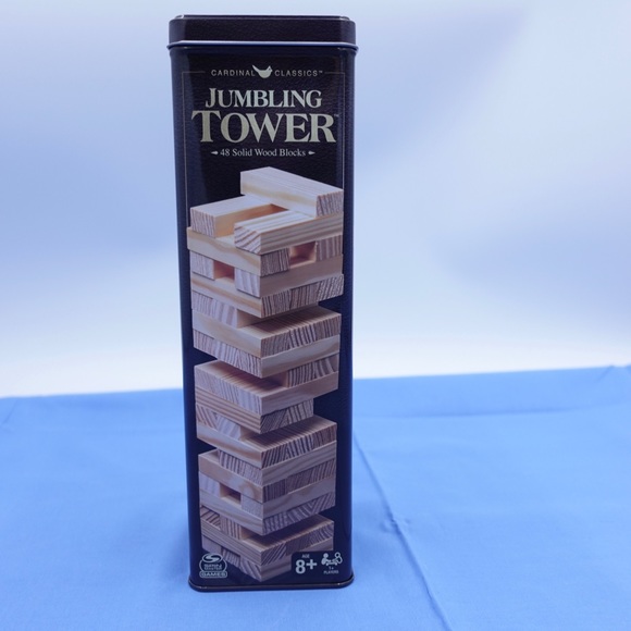 Jumbling tower Jenga style 48 wood pieces - Picture 1 of 5